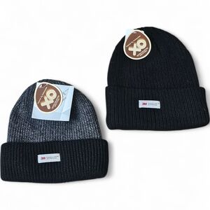 3M Thinsulate Black Knit Beanie Insulated Winter Hat